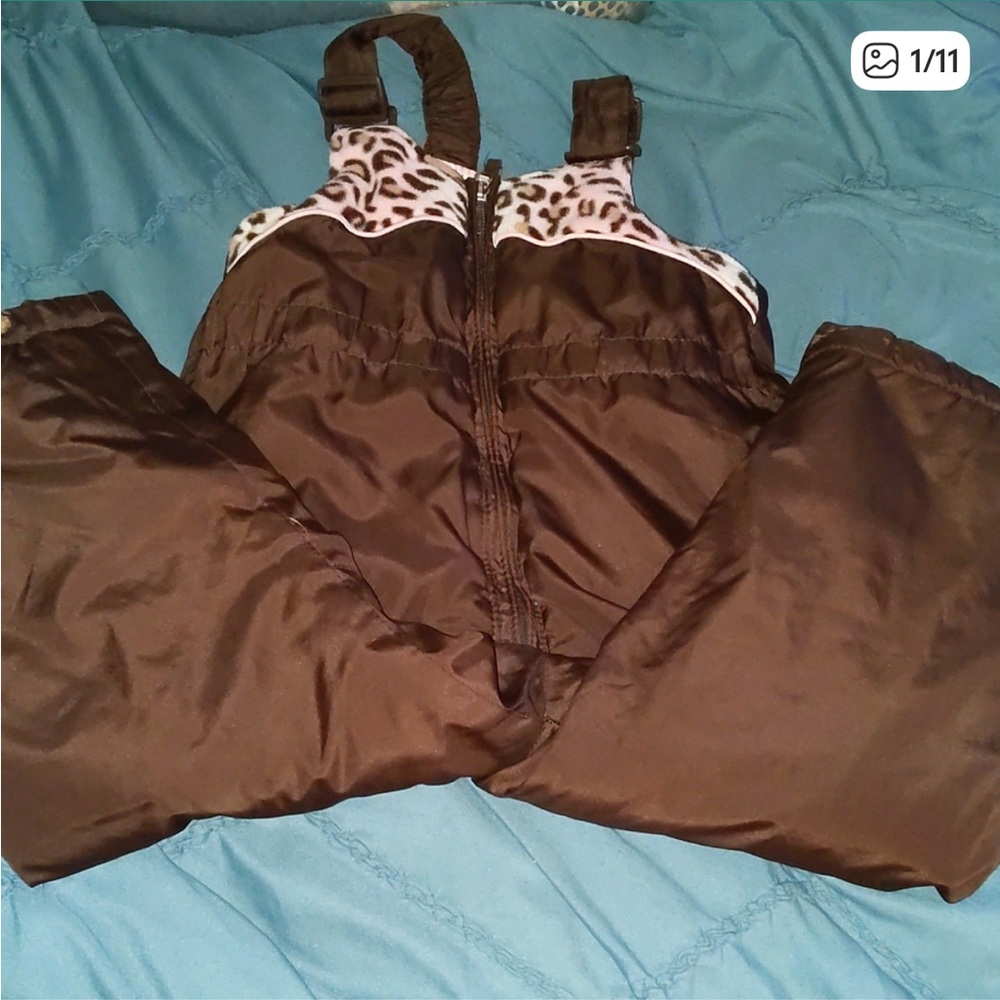 ZeroXposur brown adjustable ski pants size 2T